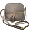 Designer Inspired Bag with Gold zip