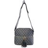 Designer Inspired Bag with Gold zip