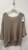 Fine knit jumper, with v-neck